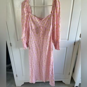 Faithfull the Brand Mathilde Midi dress: Luda floral print - size US 6